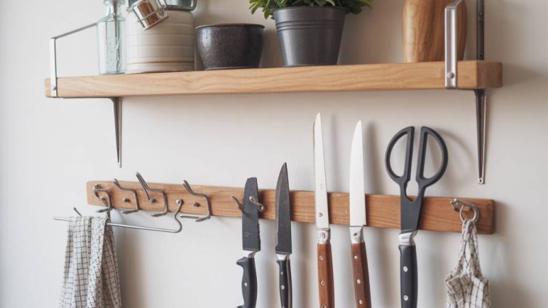 DIY-Wandorganizer aus alten Schneidebrettern für Küche oder Flur