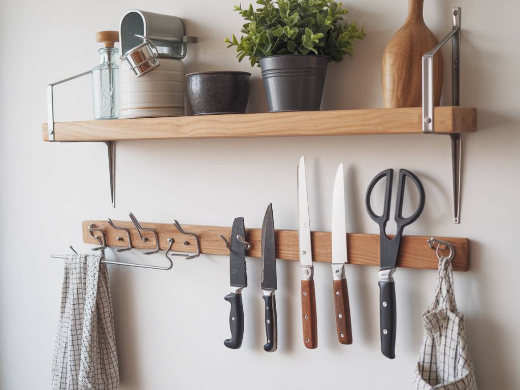 DIY-Wandorganizer aus alten Schneidebrettern für Küche oder Flur